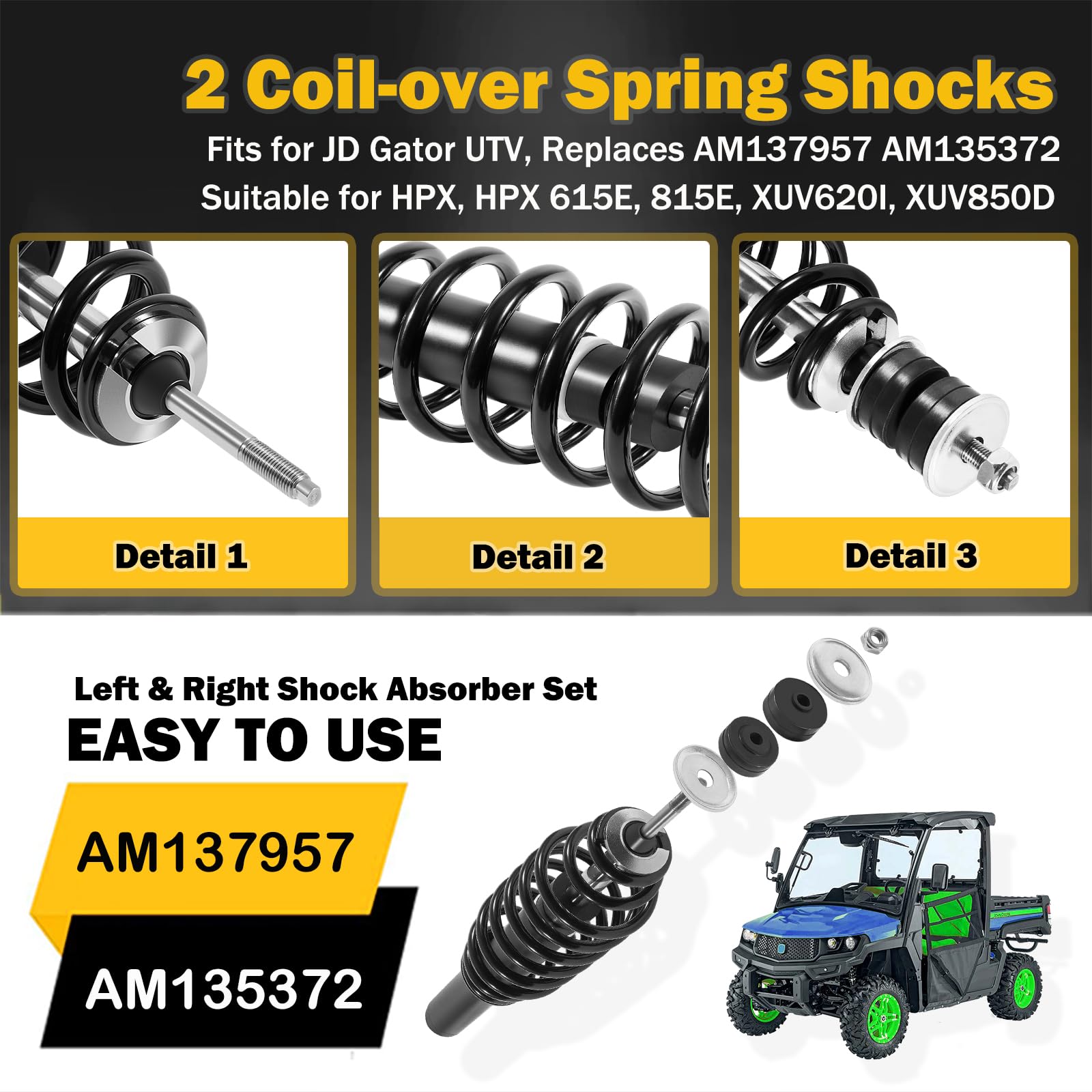 Amazon.com: Compatible Front Left & Right Shock Absorber Set